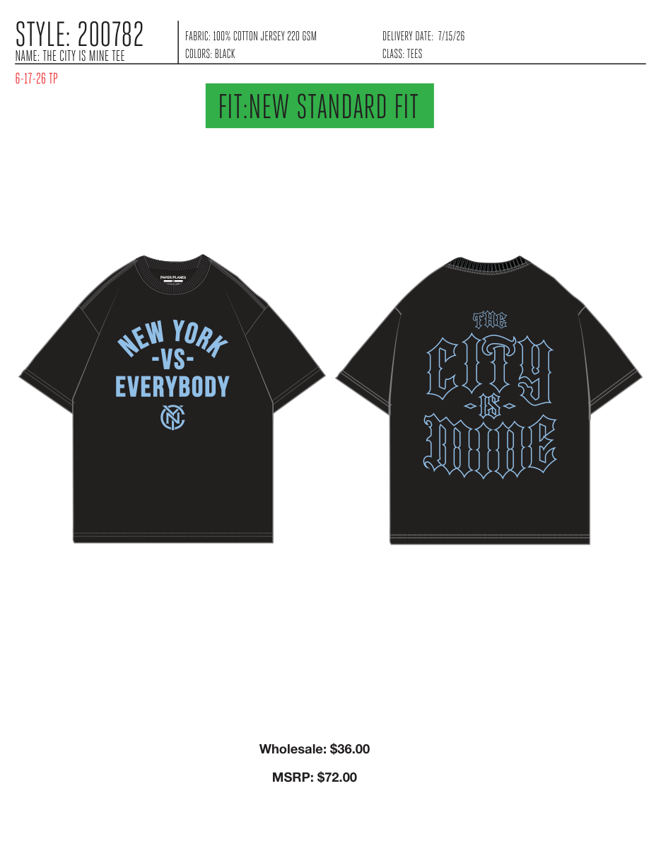 THE CITY IS MINE TEE