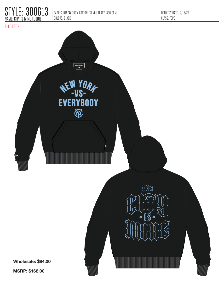 CITY IS MINE HOODIE