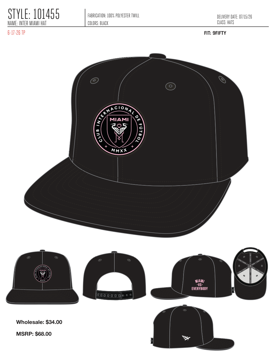 INTER MIAMI HAT