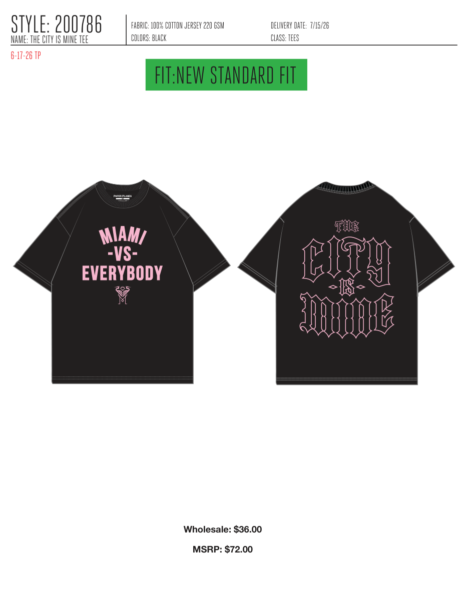 THE CITY IS MINE TEE