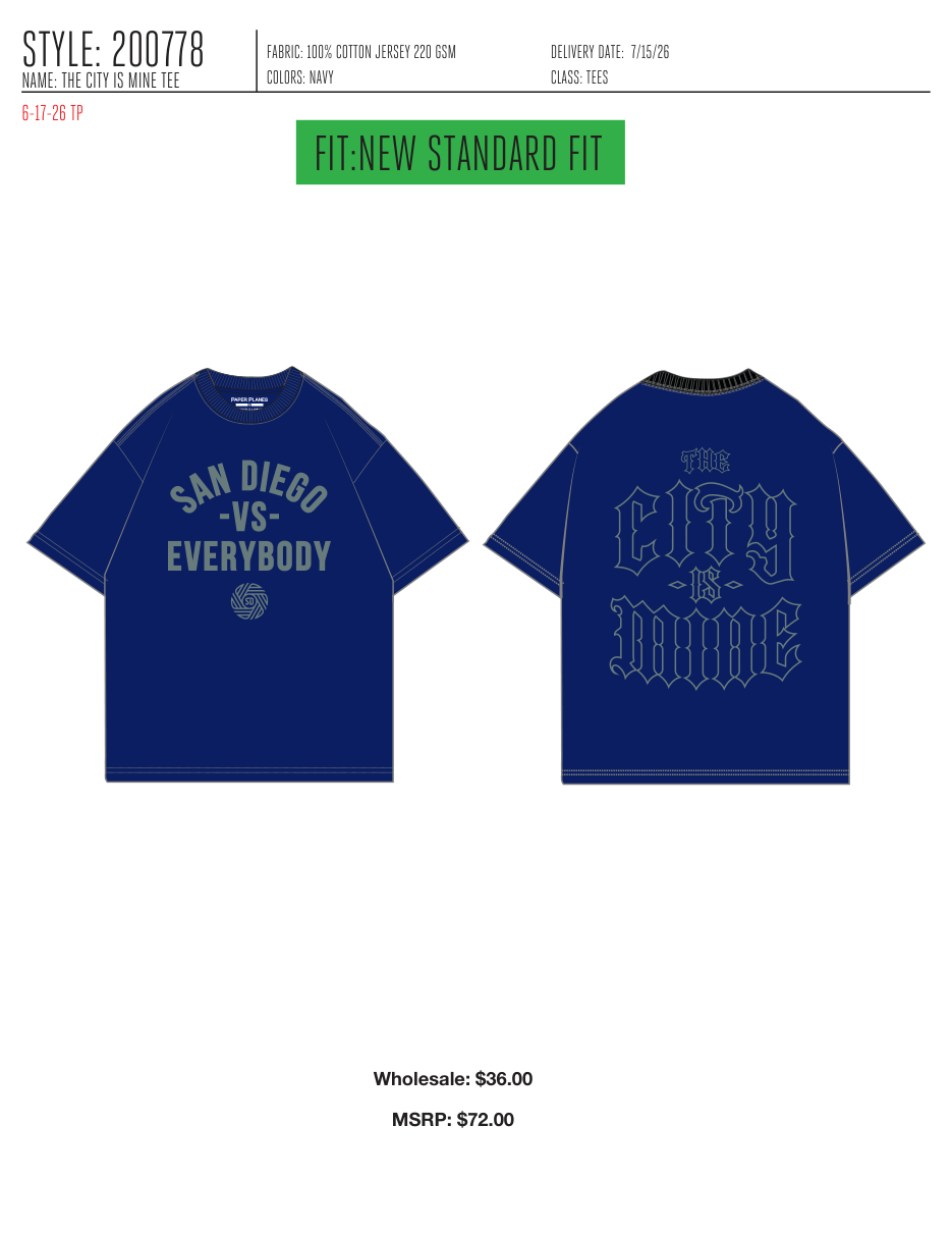THE CITY IS MINE TEE