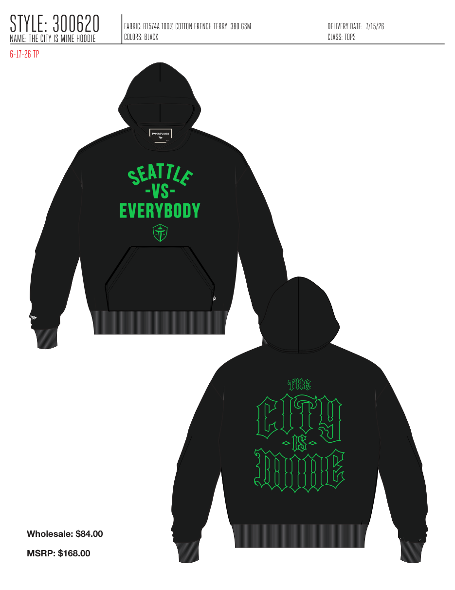 THE CITY IS MINE HOODIE