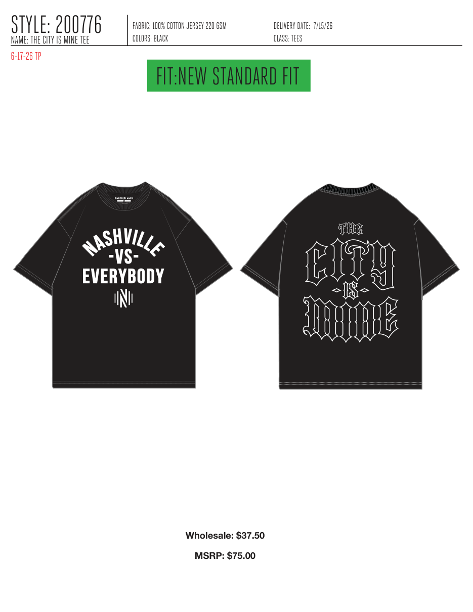THE CITY IS MINE TEE