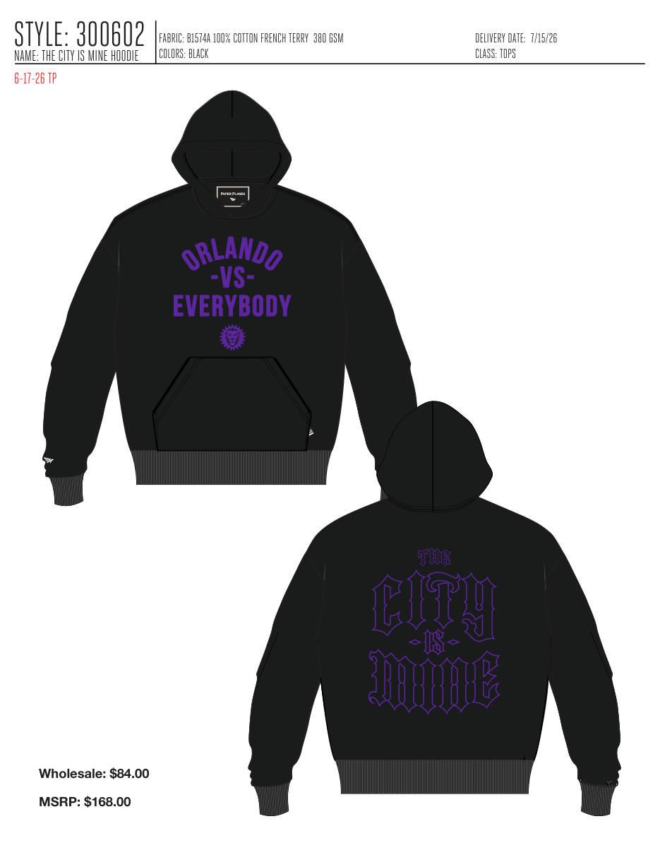 THE CITY IS MINE HOODIE
