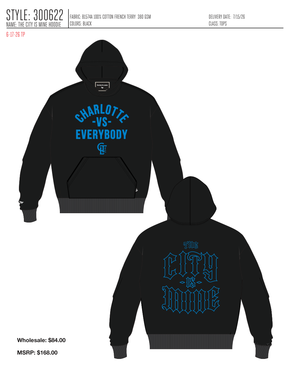 THE CITY IS MINE HOODIE