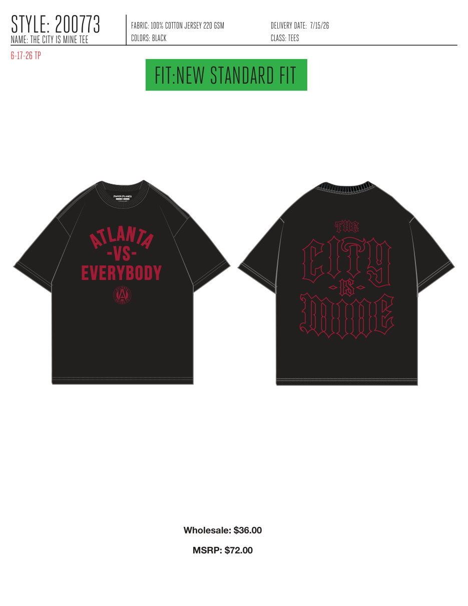 THE CITY IS MINE TEE