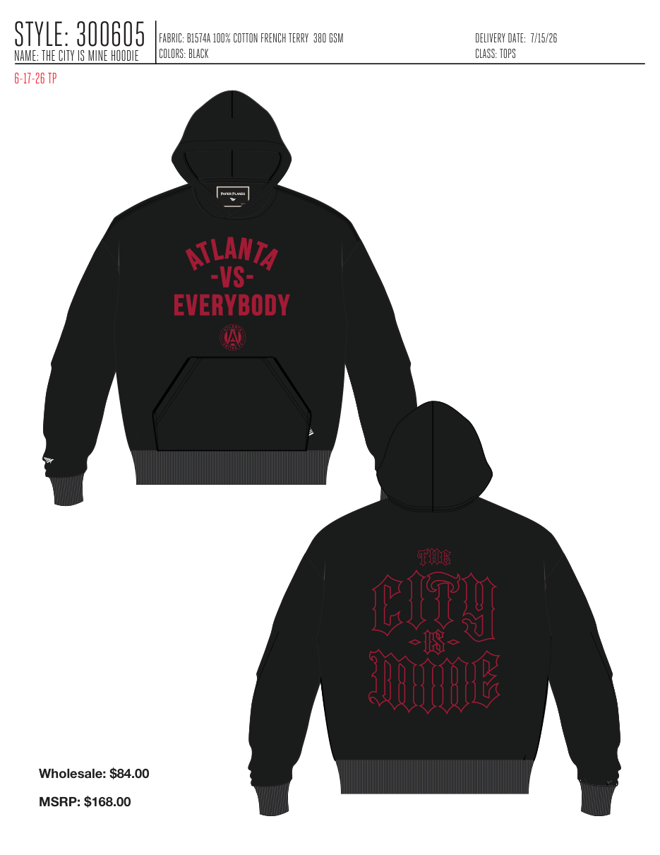 THE CITY IS MINE HOODIE